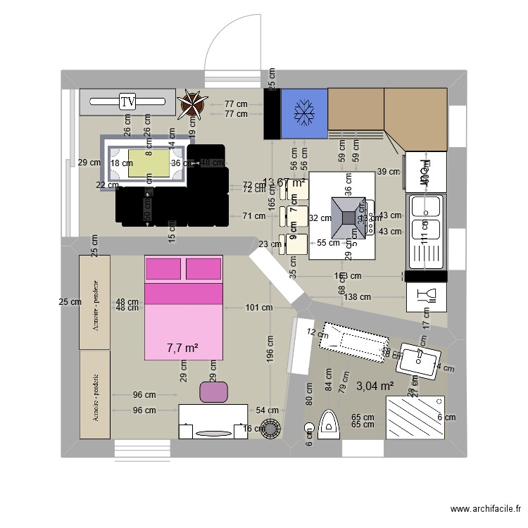 plan de la maison . Plan de 0 pièce et 0 m2