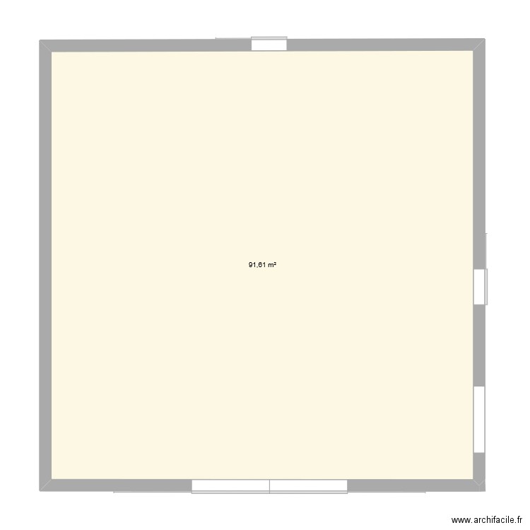 Hangar. Plan de 0 pièce et 0 m2