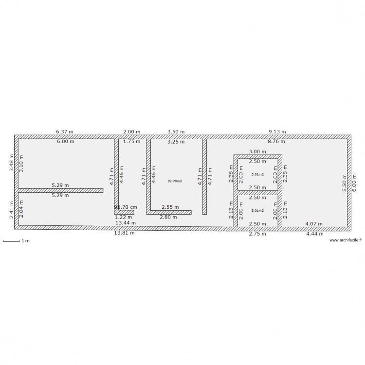 mi casa. Plan de 0 pièce et 0 m2