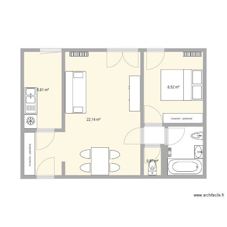 eurofac. Plan de 0 pièce et 0 m2