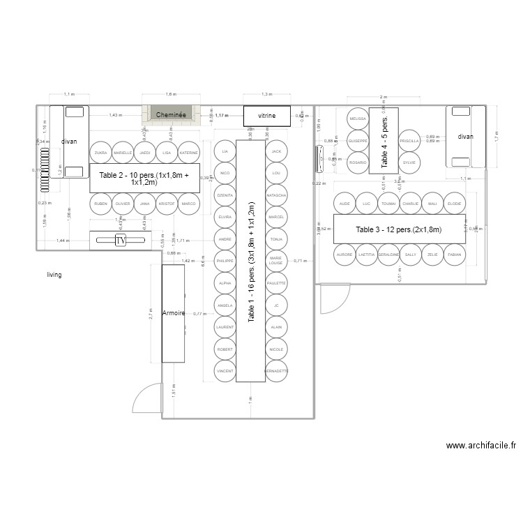 général. Plan de 0 pièce et 0 m2