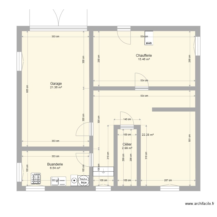 Sous Sol1. Plan de 0 pièce et 0 m2