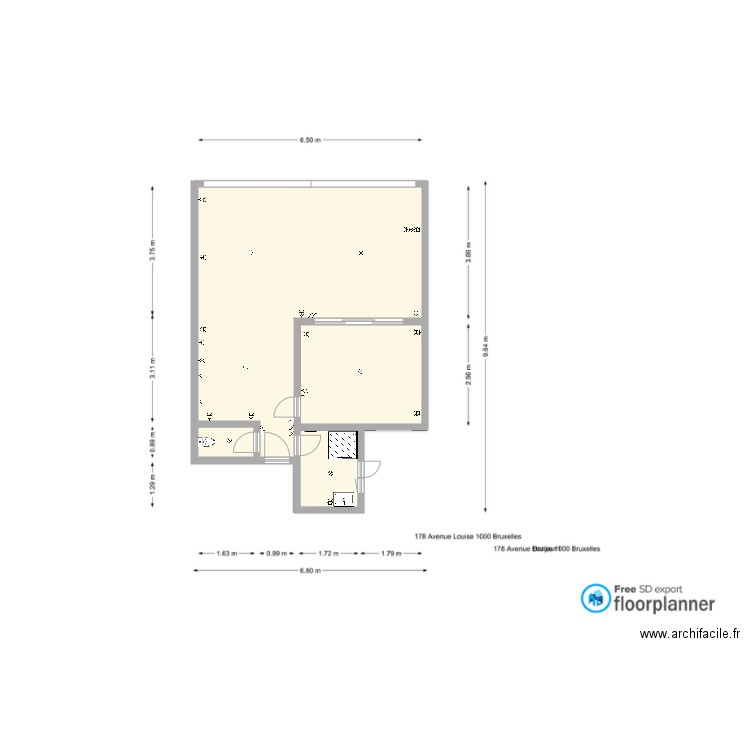 eegfs. Plan de 0 pièce et 0 m2