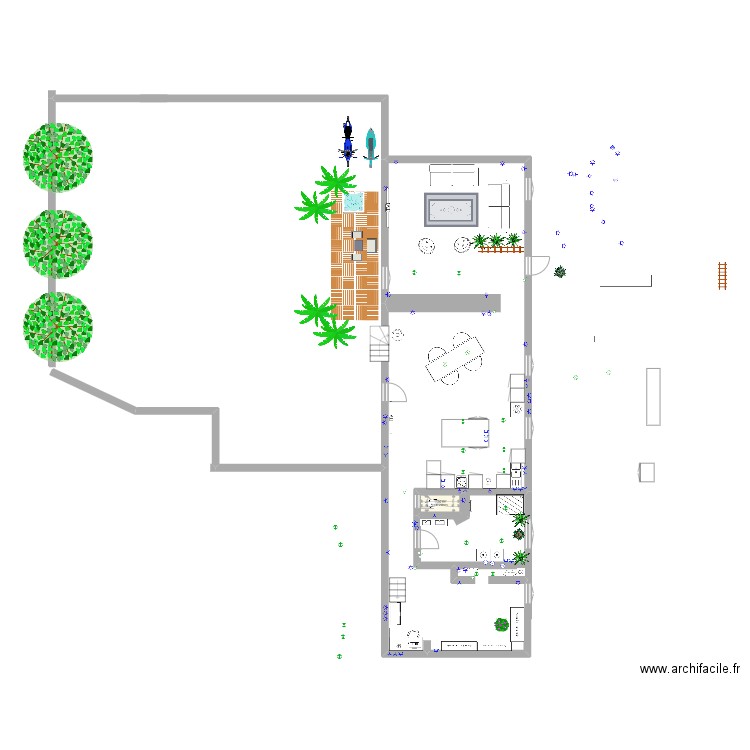 plan rdc1. Plan de 0 pièce et 0 m2