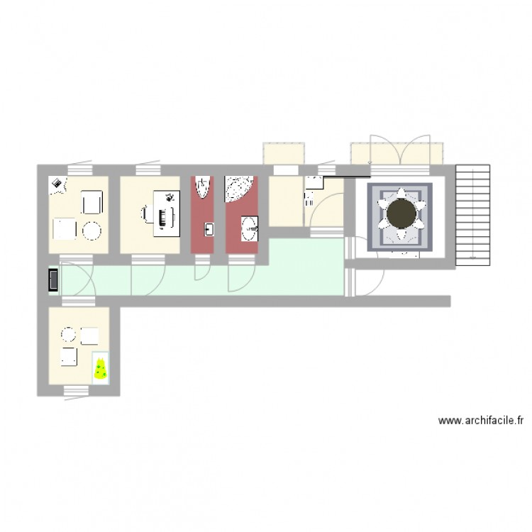 plan appartement F4 g15. Plan de 0 pièce et 0 m2