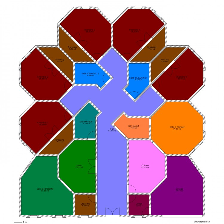 Holliday House. Plan de 0 pièce et 0 m2