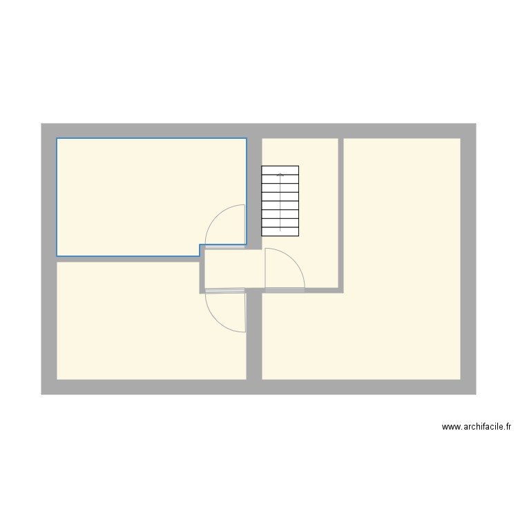 Etage modifié. Plan de 0 pièce et 0 m2