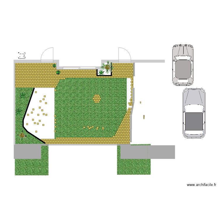 entrée maison. Plan de 0 pièce et 0 m2