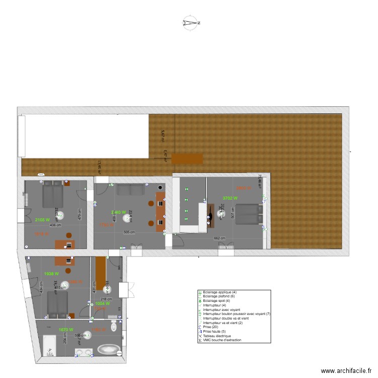 etage élec. Plan de 0 pièce et 0 m2