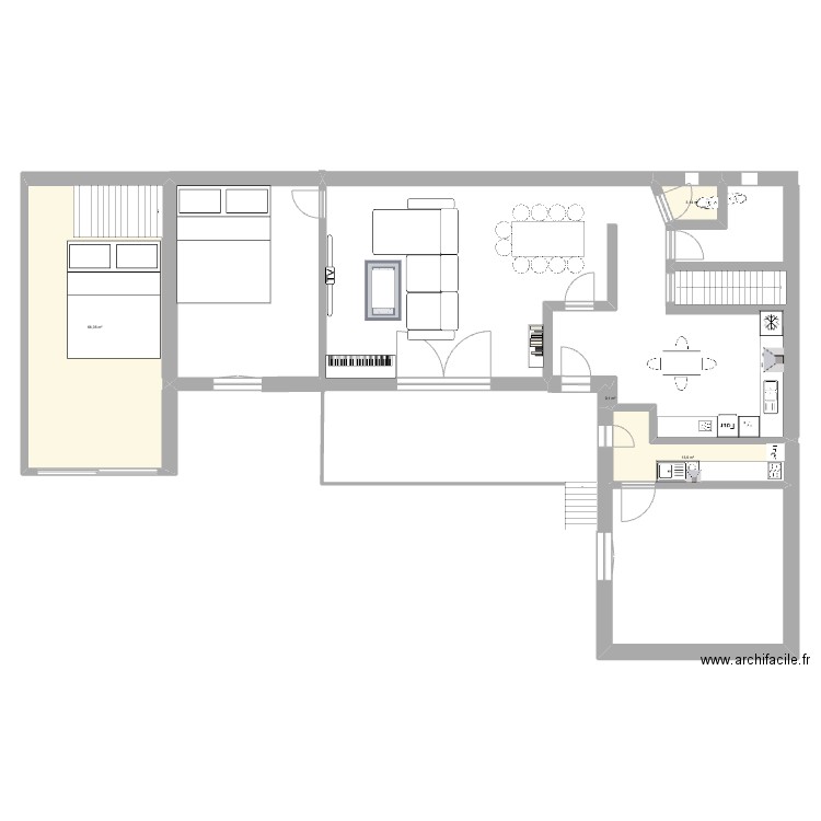 HOB 2026. Plan de 4 pièces et 83 m2