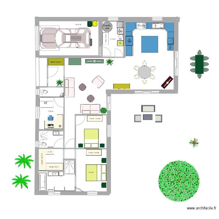 MASBROUT6. Plan de 4 pièces et 47 m2