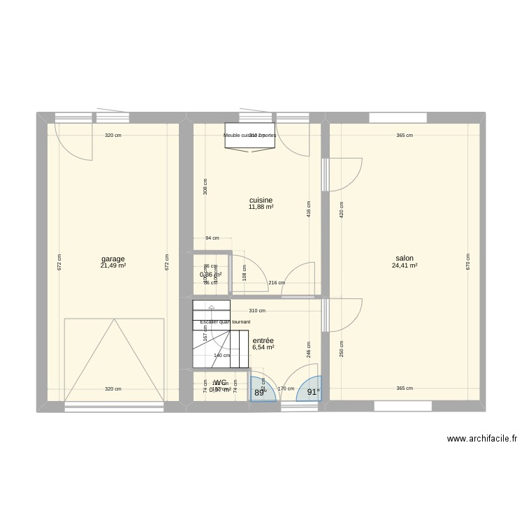 rdc wacquinghen 2. Plan de 0 pièce et 0 m2