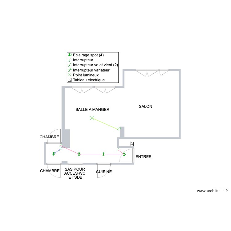 PLAN ELECTRIQUE COHEN. Plan de 0 pièce et 0 m2