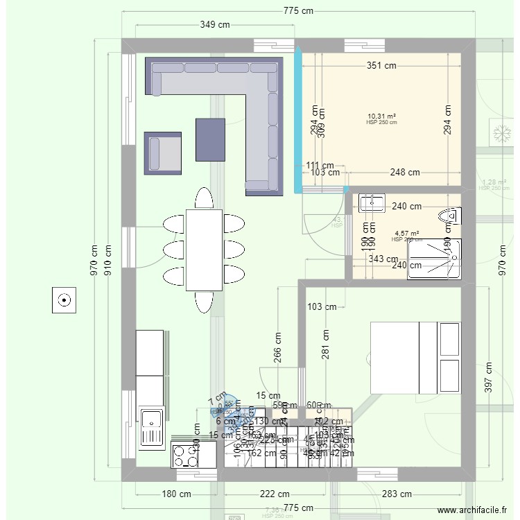 Val_Bolettes3. Plan de 23 pièces et 184 m2