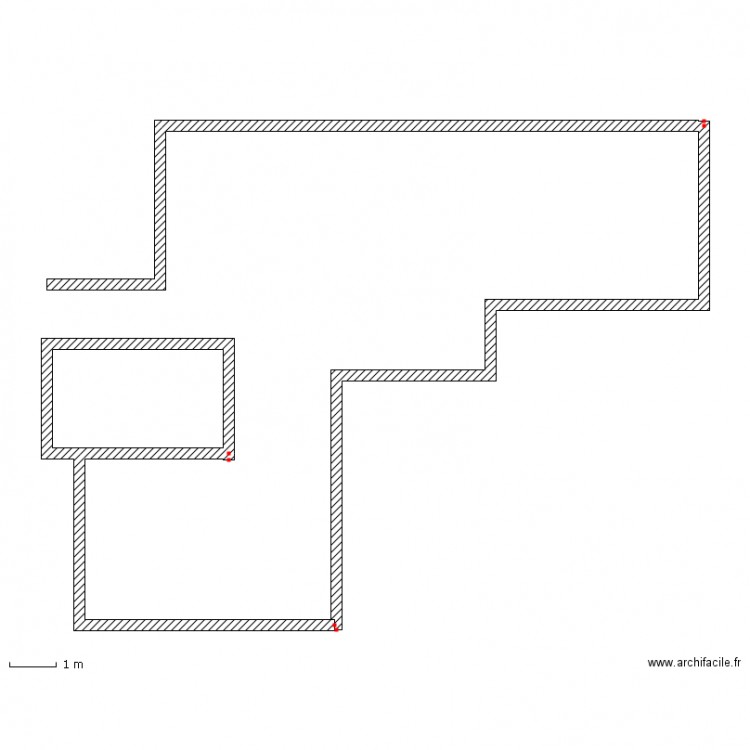 terrase . Plan de 0 pièce et 0 m2