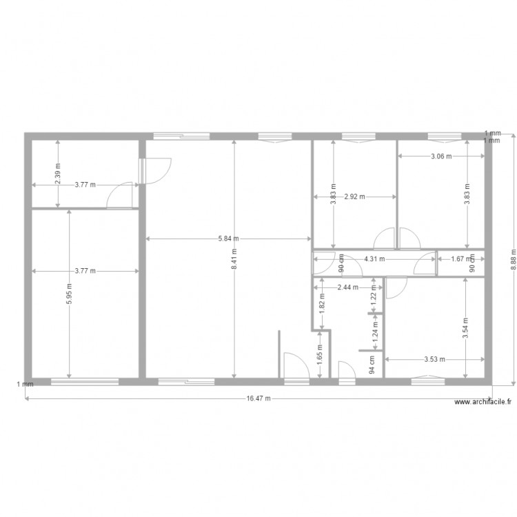 plan location ewing 1. Plan de 0 pièce et 0 m2