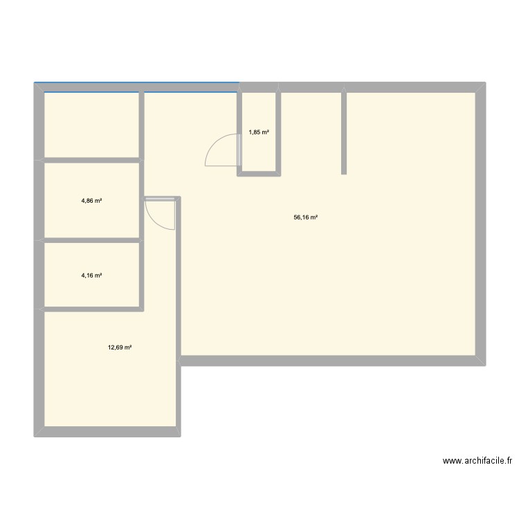 RdC Plomodiern avec étage. Plan de 0 pièce et 0 m2