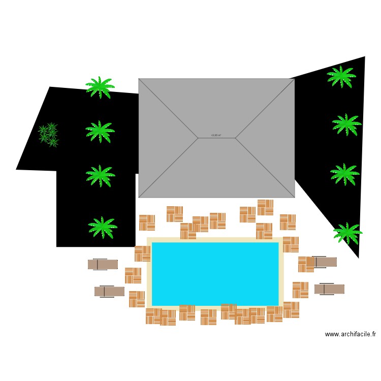 MAISON. Plan de 0 pièce et 0 m2