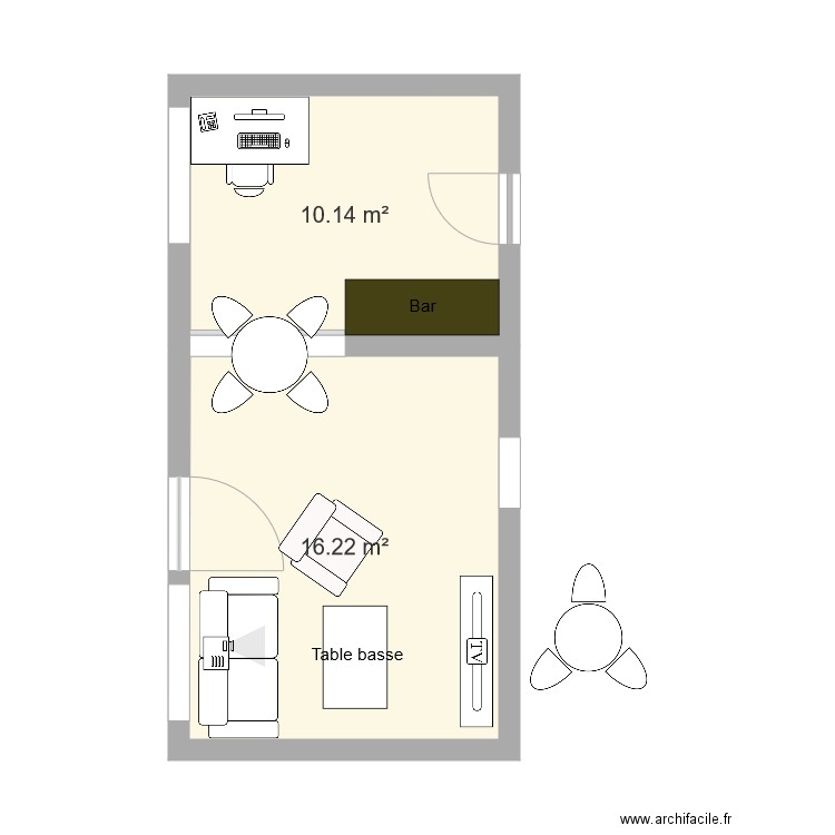 salon2. Plan de 0 pièce et 0 m2