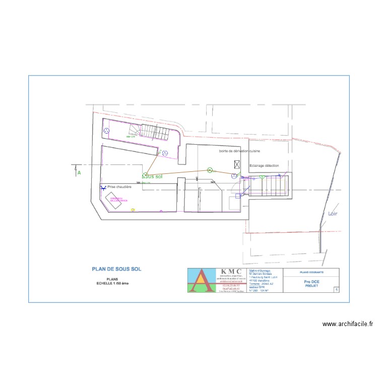 plan bordais sous sol. Plan de 0 pièce et 0 m2