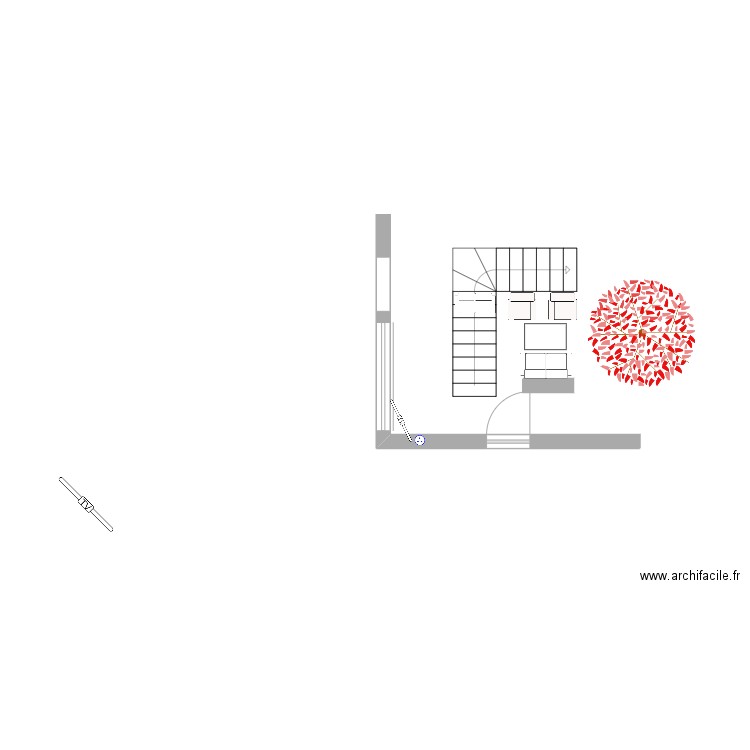 espace convivial. Plan de 0 pièce et 0 m2