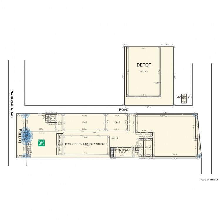  PLAN BEKOKO SANS FENETRE. Plan de 0 pièce et 0 m2