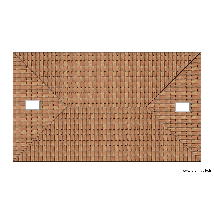 Plan de toiture avant. Plan de 0 pièce et 0 m2