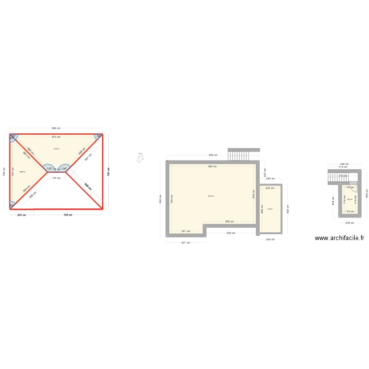 189 - XU WENKAI - OULLINS. Plan de 5 pièces et 118 m2