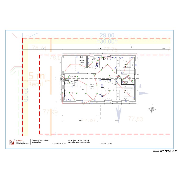 GAUDEFROY 1. Plan de 0 pièce et 0 m2