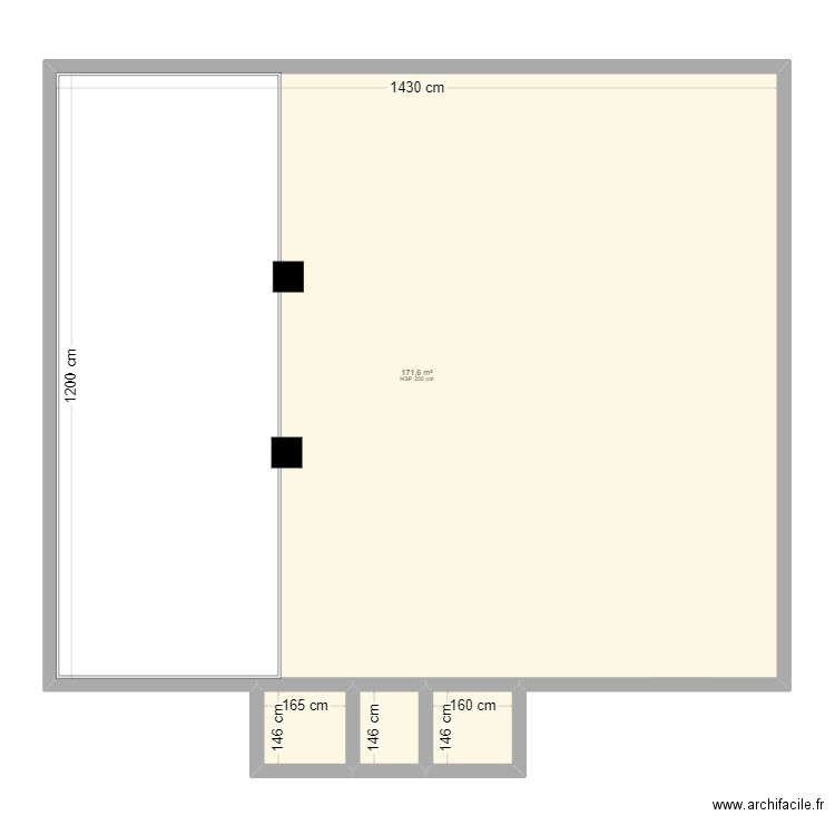 jam3. Plan de 4 pièces et 178 m2