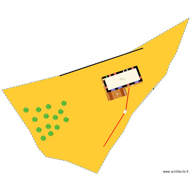 plan cadastre. Plan de 1 pièce et 149 m2