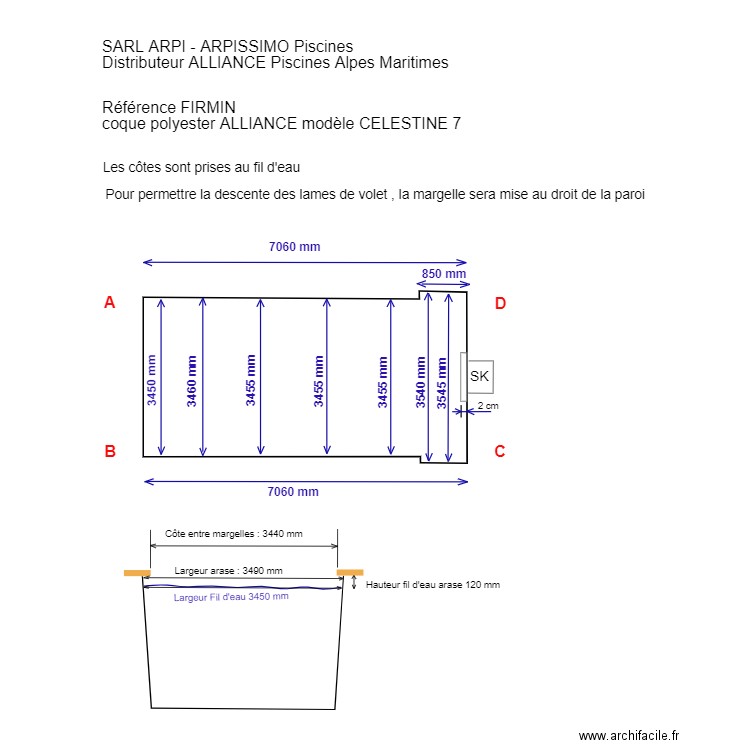 volet piscine Firmin. Plan de 0 pièce et 0 m2