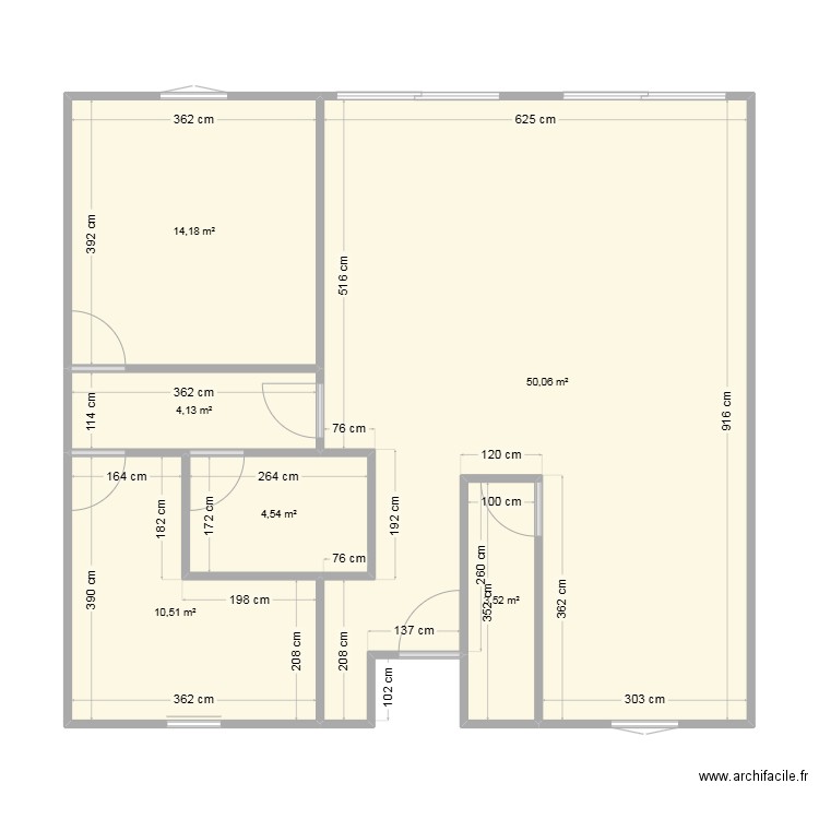 my home. Plan de 6 pièces et 87 m2