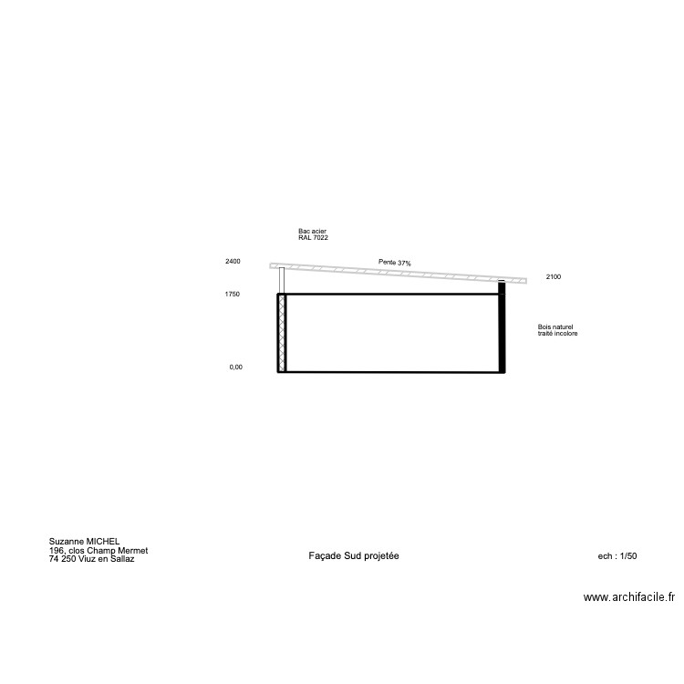 plan lorzier 4. Plan de 2 pièces et 9 m2