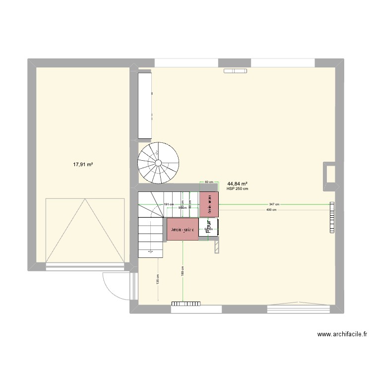 Magnolia RDC - sans WC Oct 24. Plan de 2 pièces et 63 m2