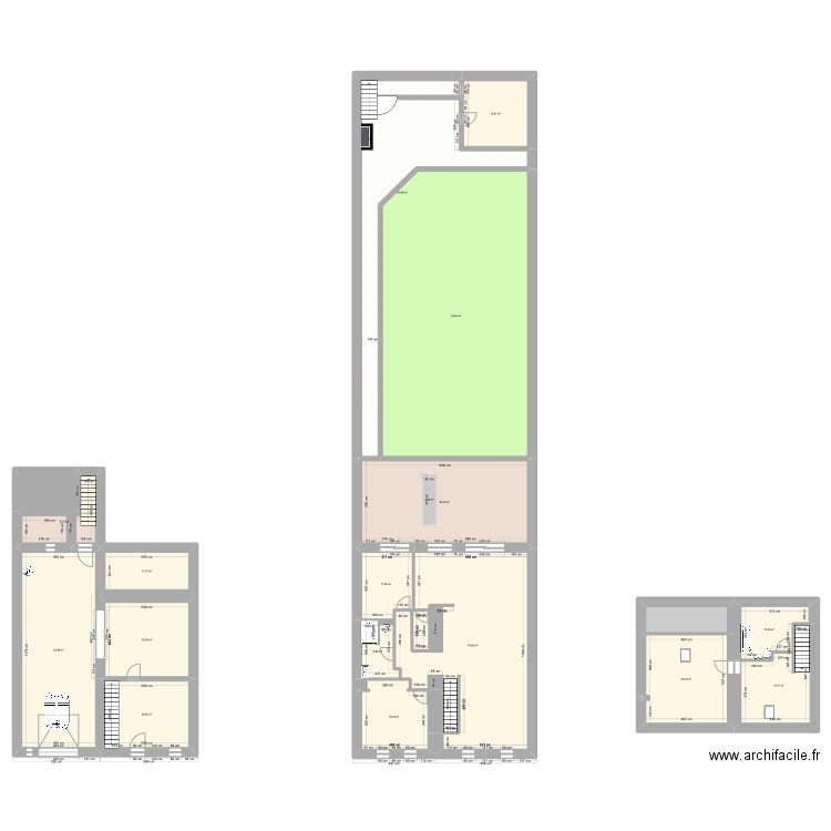 cote maison. Plan de 25 pièces et 572 m2