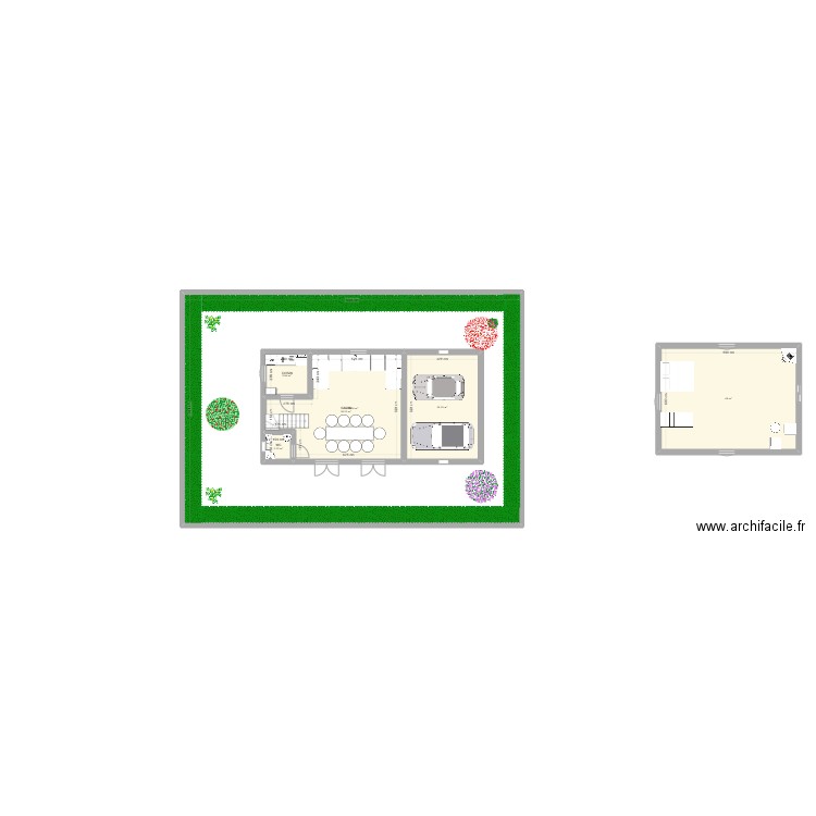 NIKA. Plan de 6 pièces et 386 m2