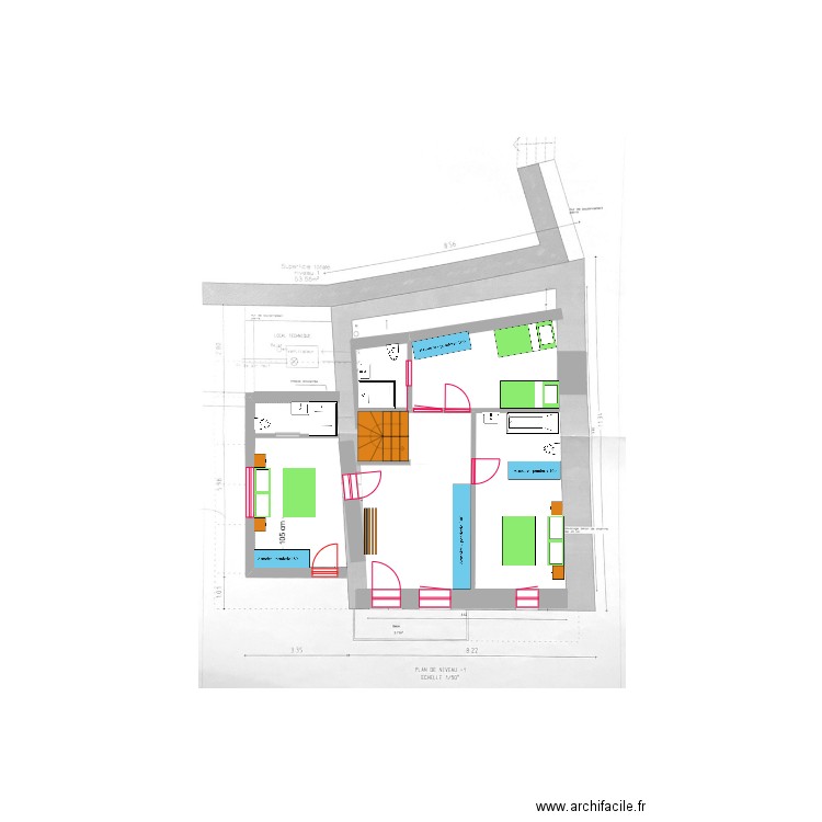 LE CHATELARD BAS esc modifié. Plan de 0 pièce et 0 m2