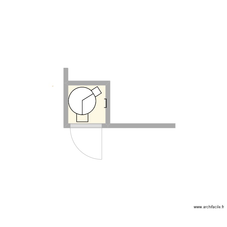 MOUHICA. Plan de 1 pièce et 1 m2