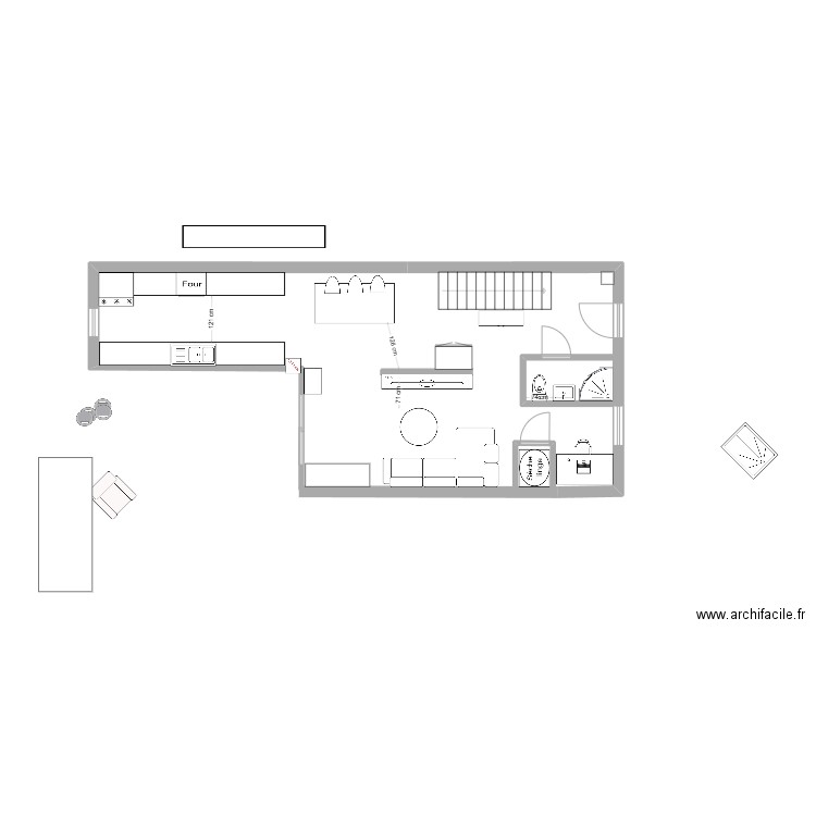 Maison RDC_sans extension. Plan de 0 pièce et 0 m2