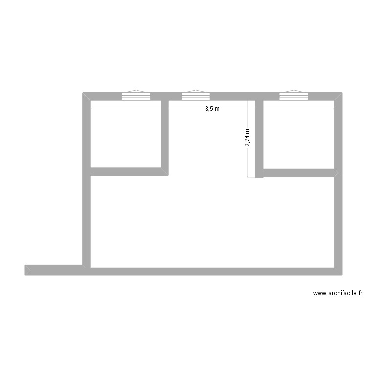 house. Plan de 0 pièce et 0 m2