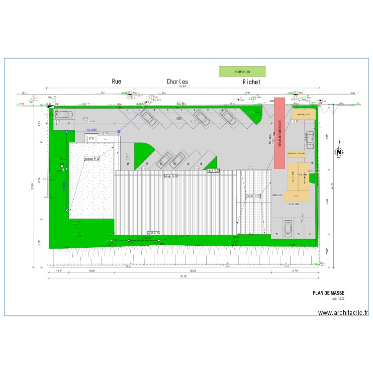 projet exterieur. Plan de 0 pièce et 0 m2