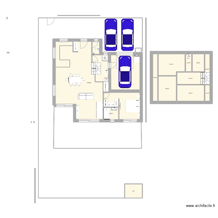 test 6. Plan de 13 pièces et 170 m2