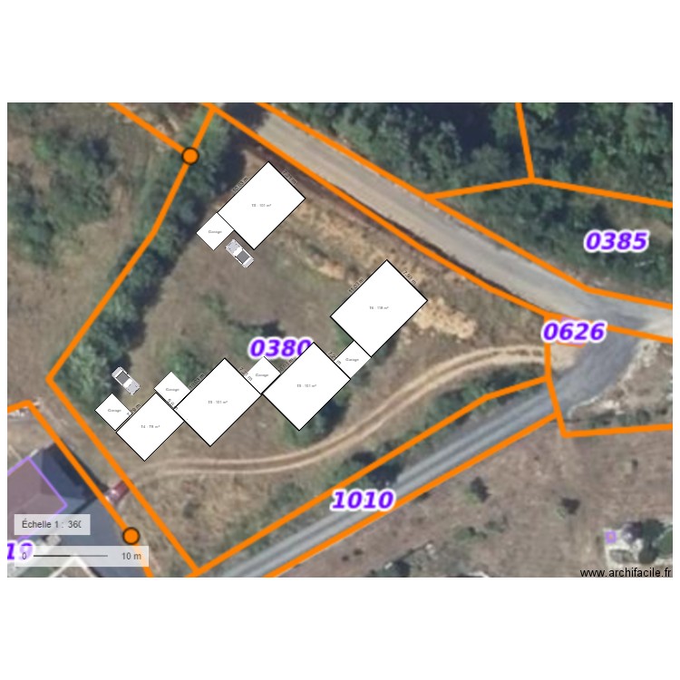 Amenagement Lotissement. Plan de 0 pièce et 0 m2