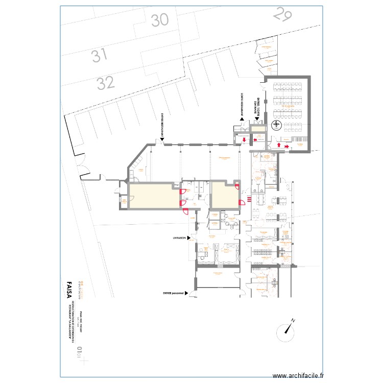 BALL 3. Plan de 4 pièces et 57 m2