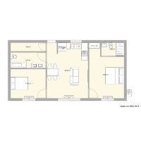 deux chambres 70m2