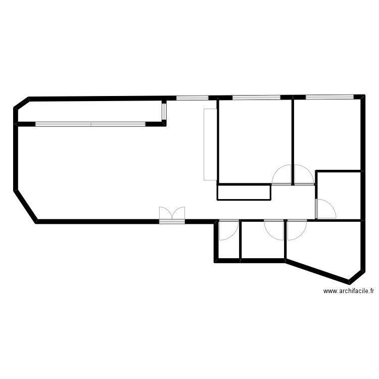 Moreira1. Plan de 6 pièces et 182 m2