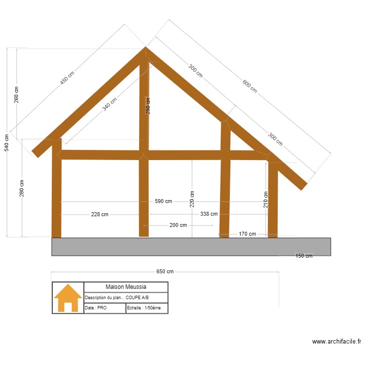 façade  A/B V4. Plan de 0 pièce et 0 m2