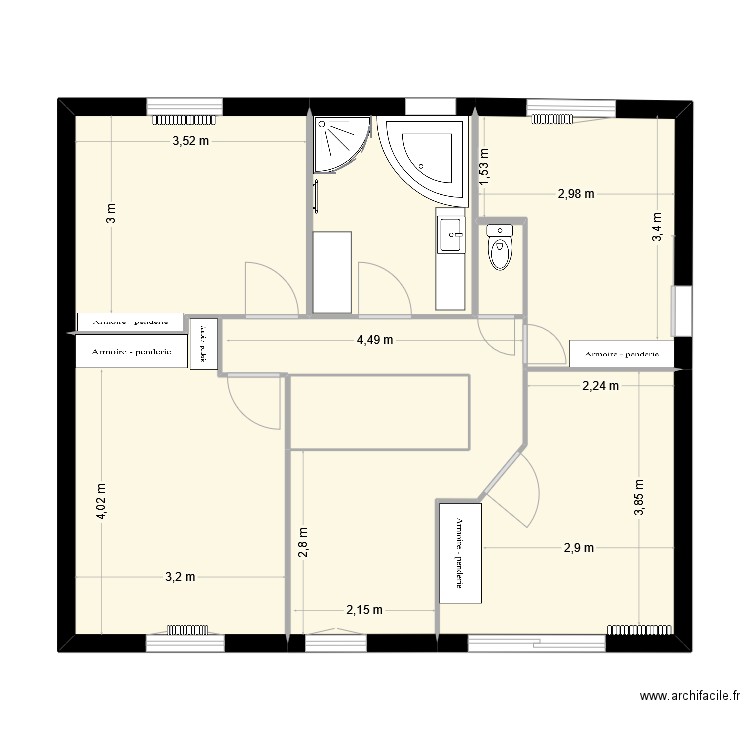 Maison PITIOT. Plan de 15 pièces et 280 m2