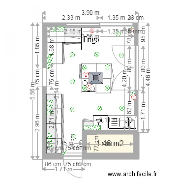 Bernerie. Plan de 0 pièce et 0 m2